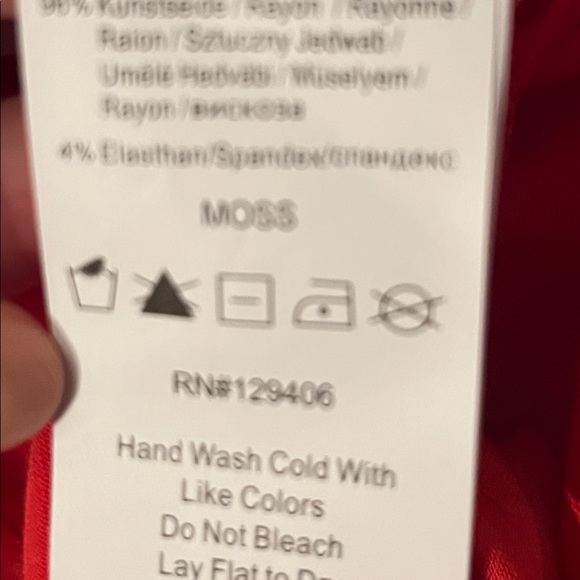 VENUS DARK ORANGE DRESS SIZE MEDIUM - Picture 10 of 10